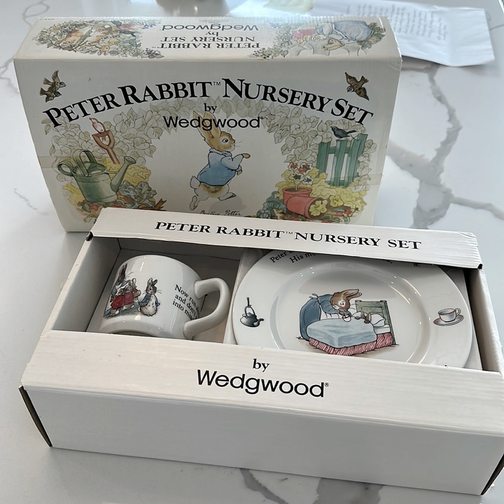 Peter Rabbit Nursery Set by Wedgwood